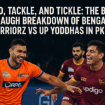 Raid, Tackle, and Tickle: The Belly-Laugh Breakdown of Bengal Warriorz vs UP Yoddhas in PKL 2025!