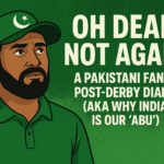 Oh Dear, Not Again 1st: A Pakistani Fan's Post-Derby Diary (AKA Why India is Our 'Abu')