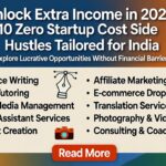 Unlock Extra Income in 2025: 10 Zero Startup Cost Side Hustles Tailored for India