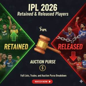 IPL 2026 Retained & Released Players: Full List, Trades, and Auction Purse Updates