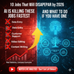 10 Jobs That Will DISAPPEAR by 2026 Because of AI – And What to Do If You Have One