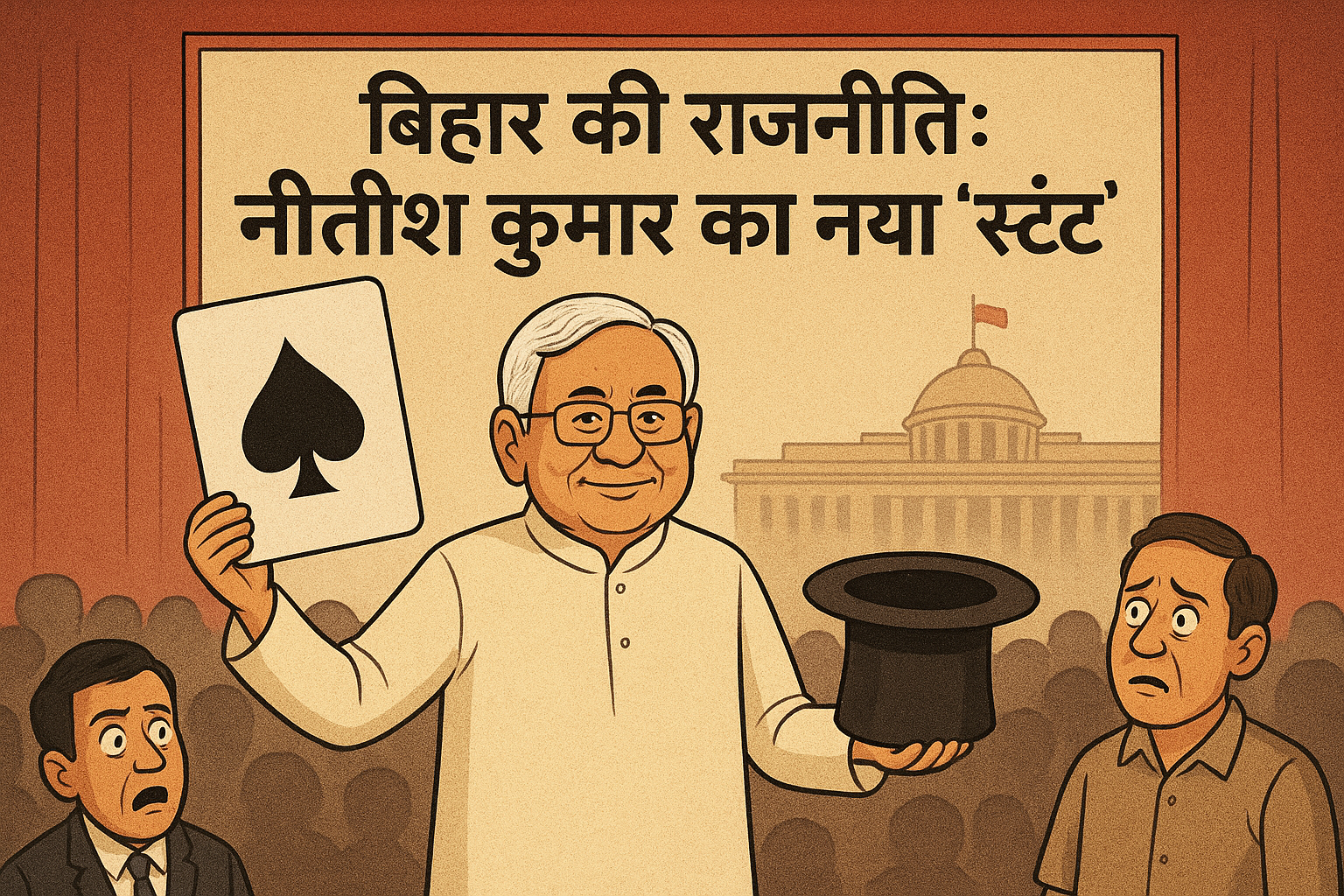 बिहार की राजनीति 1: नीतीश कुमार का नया 'स्टंट
