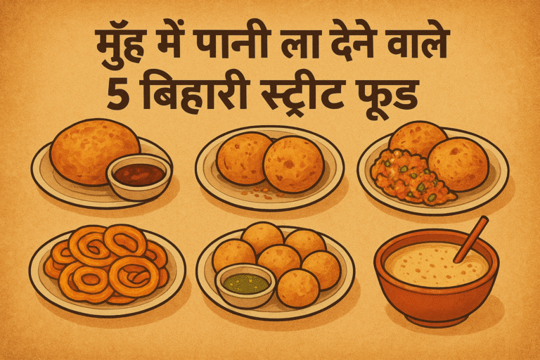 मुंह में पानी ला देने वाले 5 लाजवाब बिहारी स्ट्रीट फ़ूड