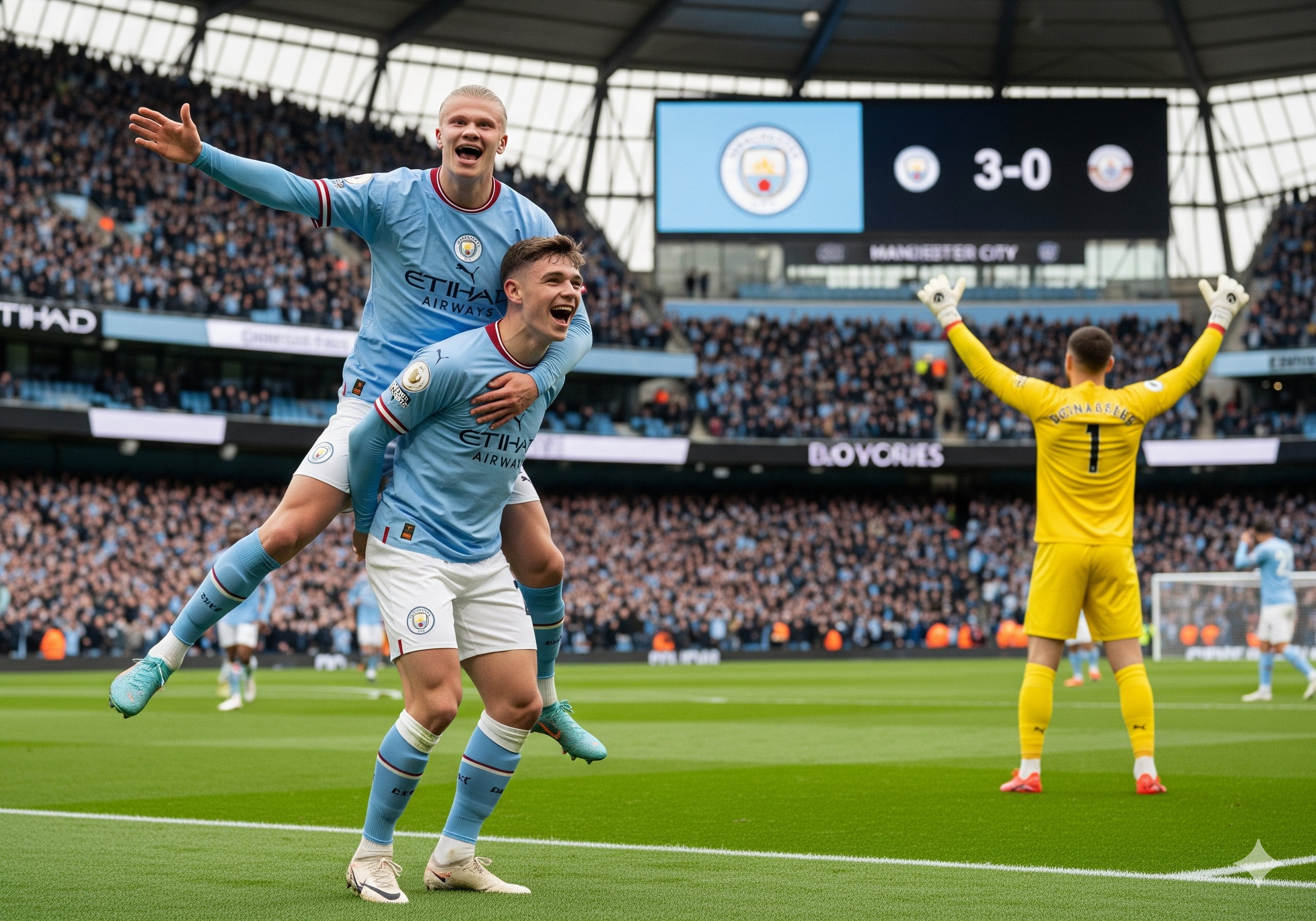 Manchester Derby: Man City Humbles United 3-0, Proves Manchester is Still Blue!
