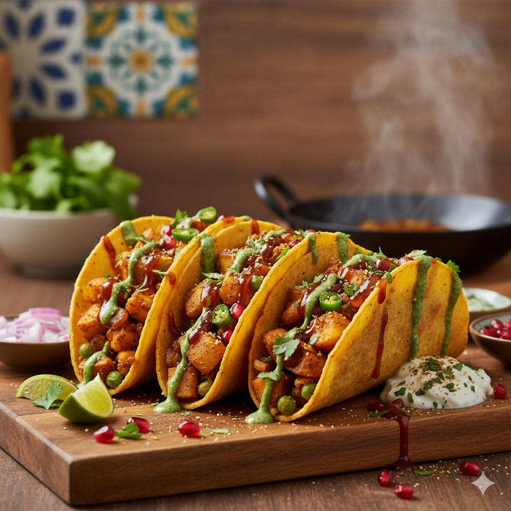 Spicy Samosa Tacos: My Veg Fusion Experiment Gone Gloriously Right!-2
