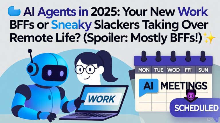 AI Agents in 2025: Your New Work BFFs or Sneaky Slackers Taking Over Remote Life? (Spoiler: Mostly BFFs!)