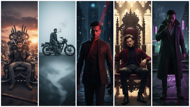 10 Alpha Male Gemini AI Prompts – From Cyberpunk Kingpin to Desert Monarch