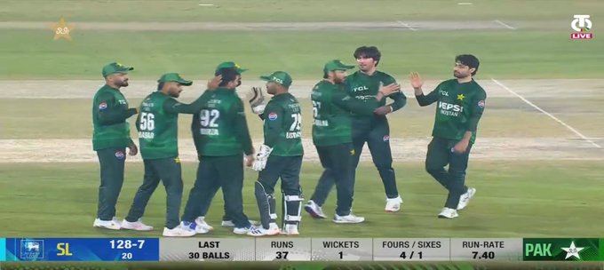 Pakistan Thrash Sri Lanka by 7 Wickets – Sahibzada & Nawaz Star in Rawalpindi