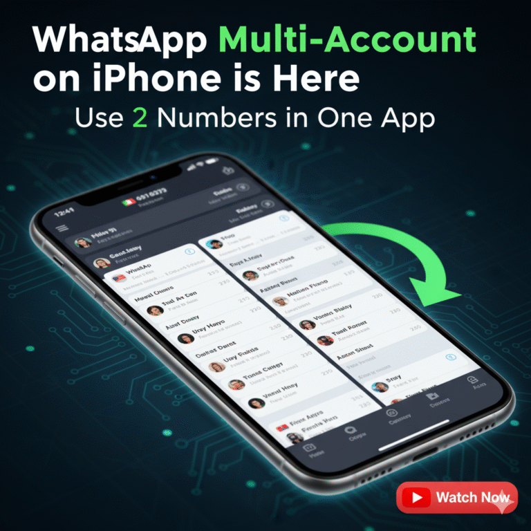 WhatsApp Multi-Account on iPhone is Here – Use 2 Numbers in One App