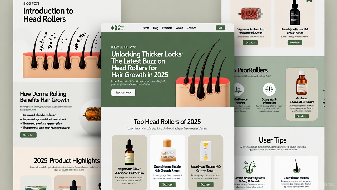 Unlocking Thicker Locks: The Latest Buzz on Head Rollers for Hair Growth in 2025