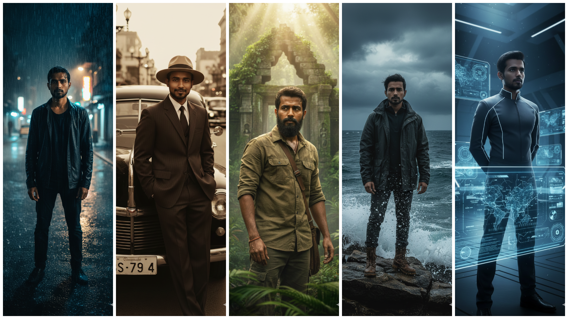 5 Best Google Gemini AI Prompts for Men (2025) – Epic 4K Hero Portraits