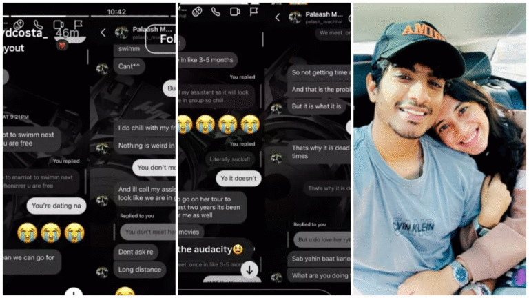 Palaash Muchhal Cheating Scandal: Flirty DMs Leak Amid Smriti Mandhana Wedding Drama!