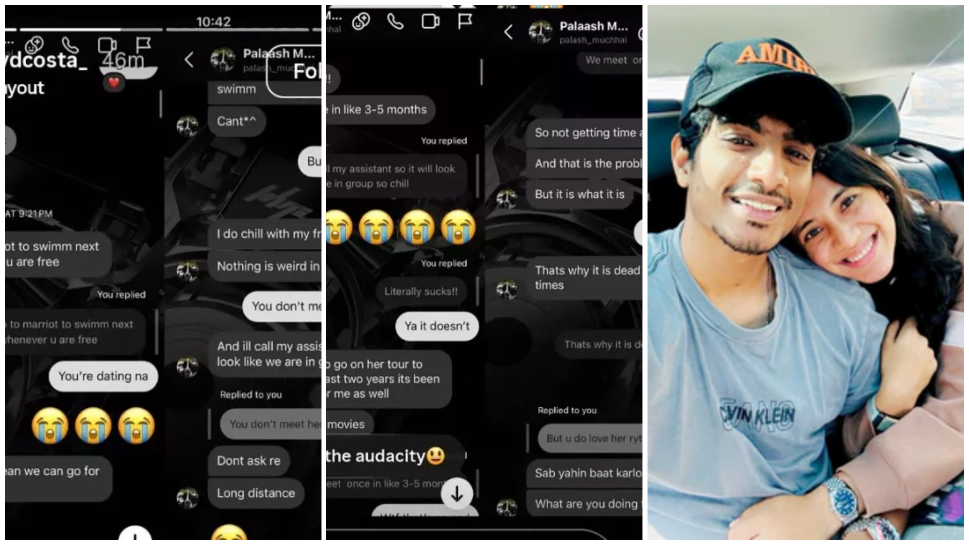 Palaash Muchhal Cheating Scandal: Flirty DMs Leak Amid Smriti Mandhana Wedding Drama!