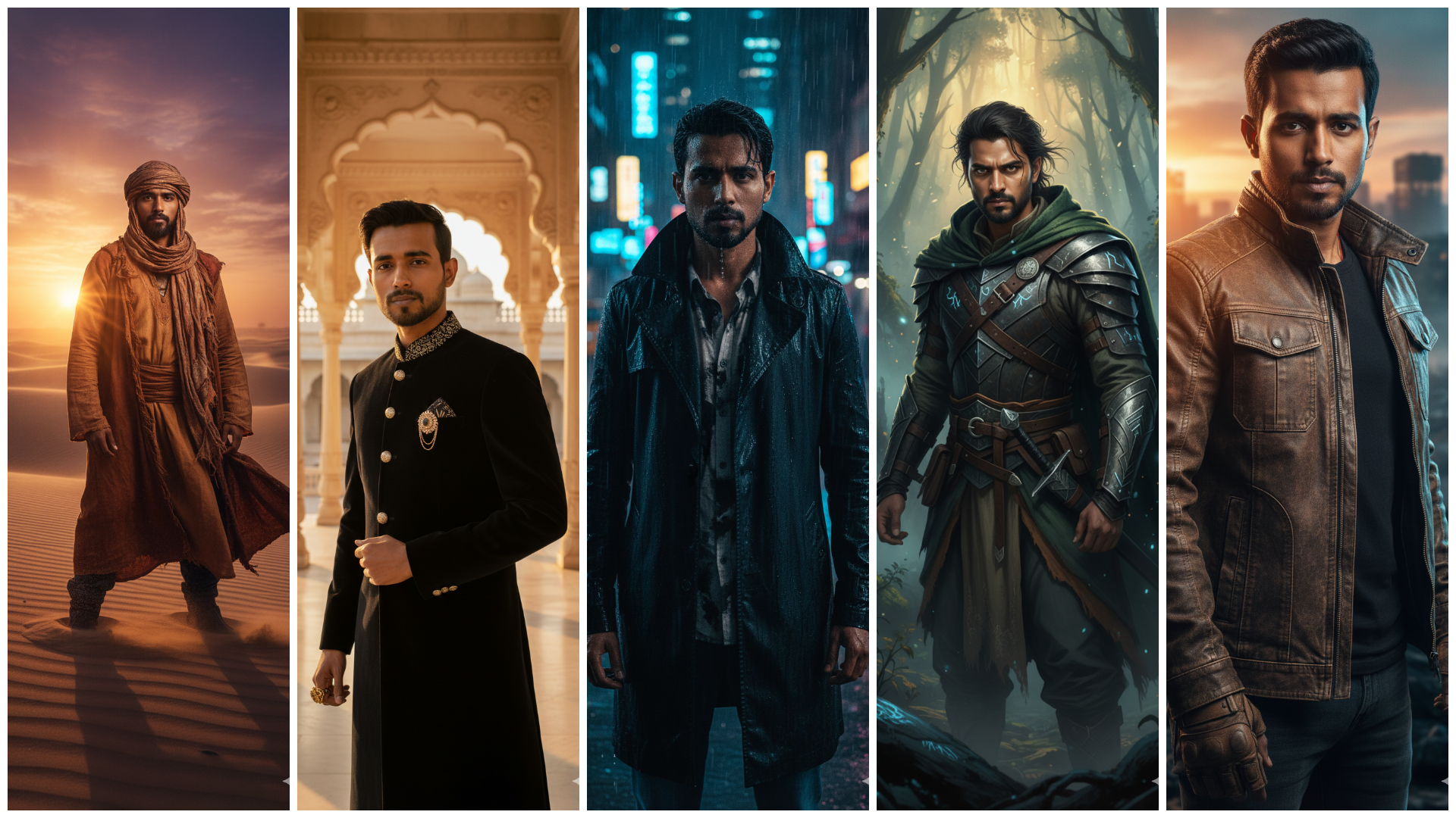 Gemini Ai 5 Best Hero Look Photo Editing Prompts for Men (2025) – Cinematic 4K Portraits