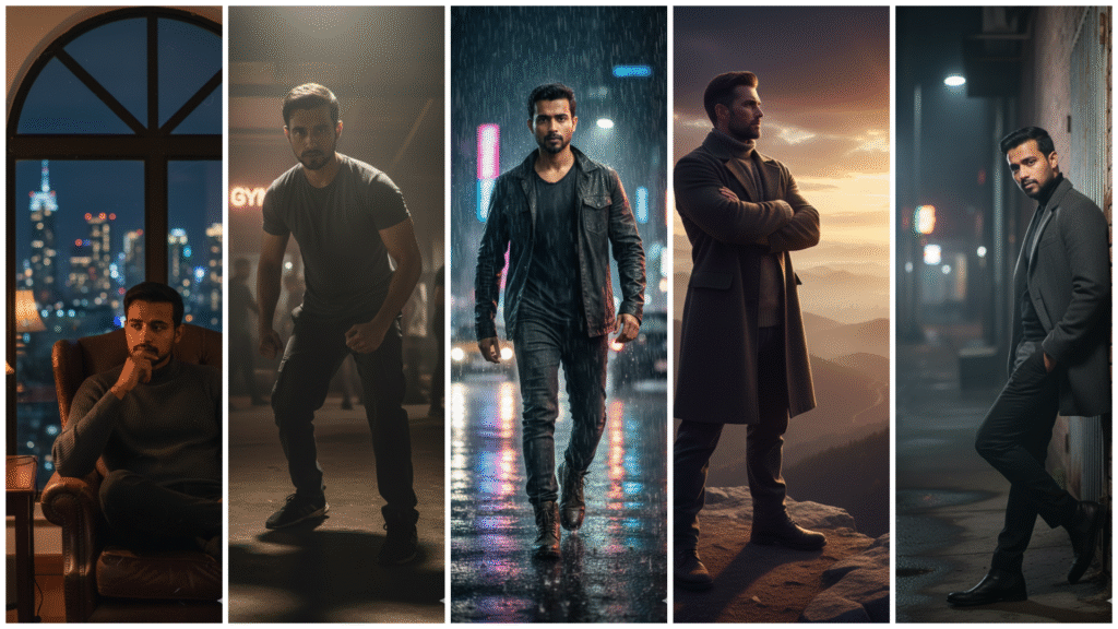 5 Epic Men Poses Prompts for Gemini AI 2025 – Instantly Create Badass Photos!