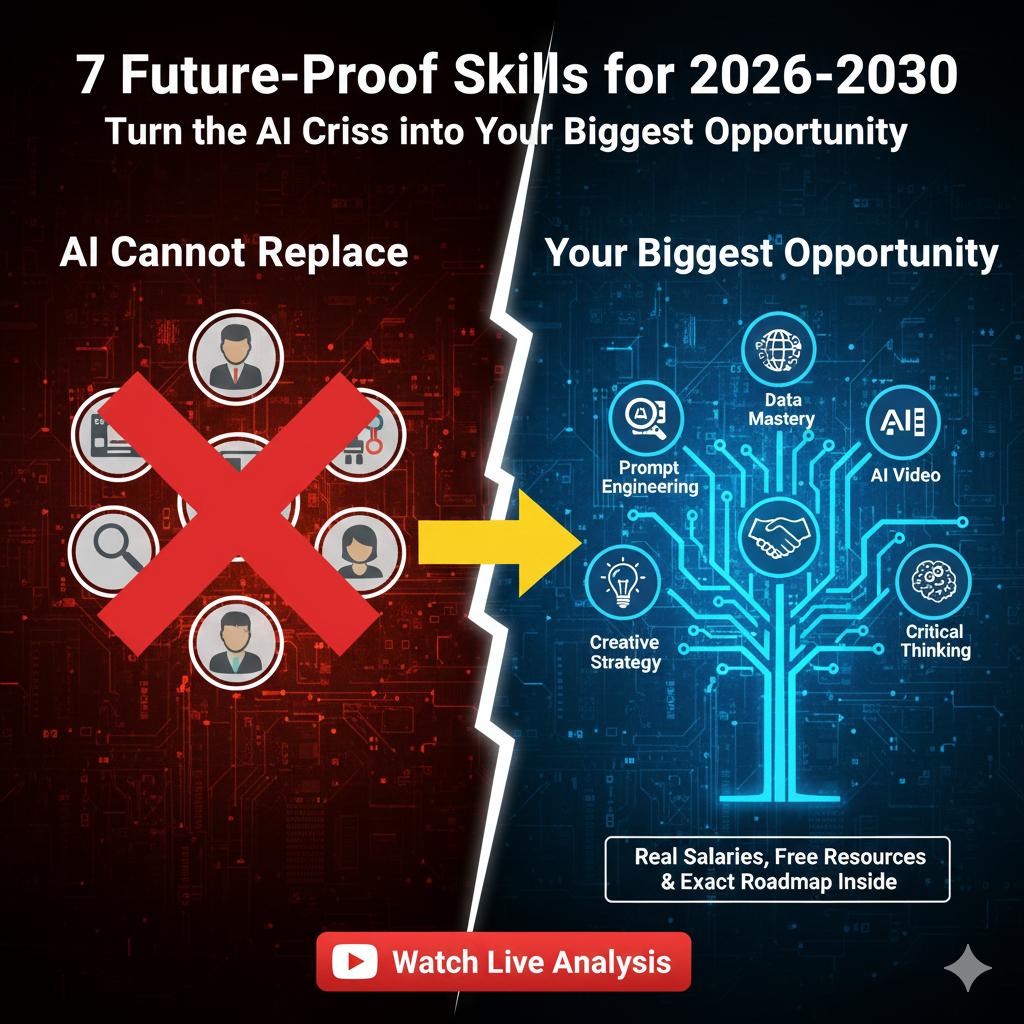 7 Future-Proof Skills for 2026–2030 That AI Cannot Replace – Turn the AI Crisis into Your Biggest Opportunity