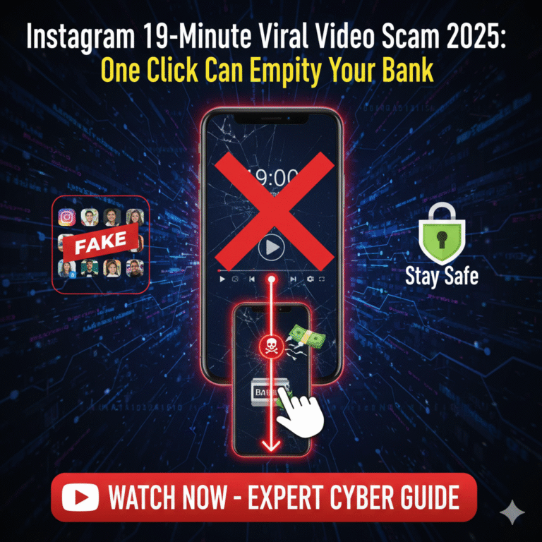 Instagram 19-Minute Viral Video Scam 2025: One Click Can Empty Your Bank – Stay Safe