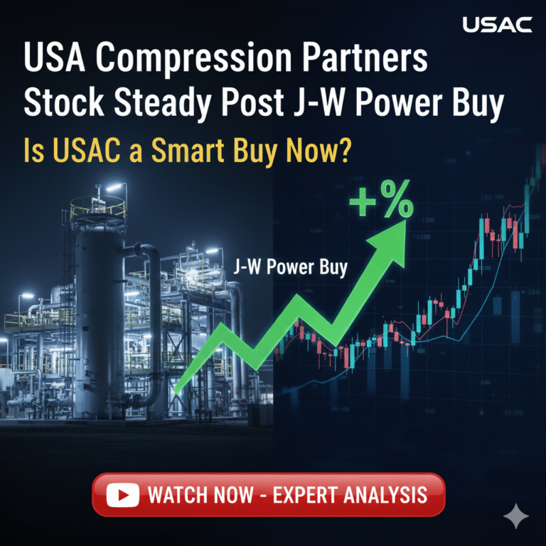 USA Compression Partners Stock Steady Post J-W Power Buy: Is USAC a Smart Buy Now?