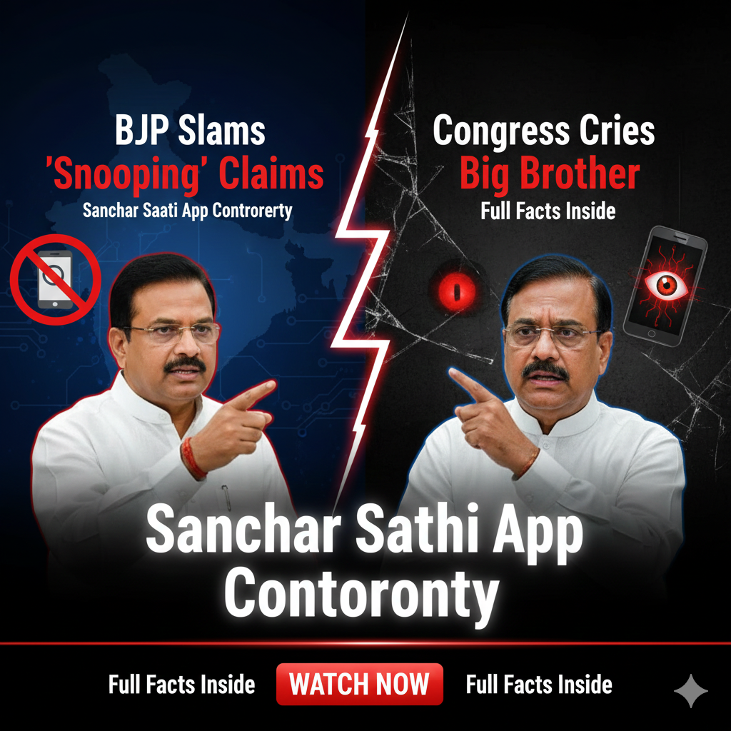 Sanchar Saathi App Controversy: BJP Slams 'Snooping' Claims as Congress Cries Big Brother – Full Facts Inside